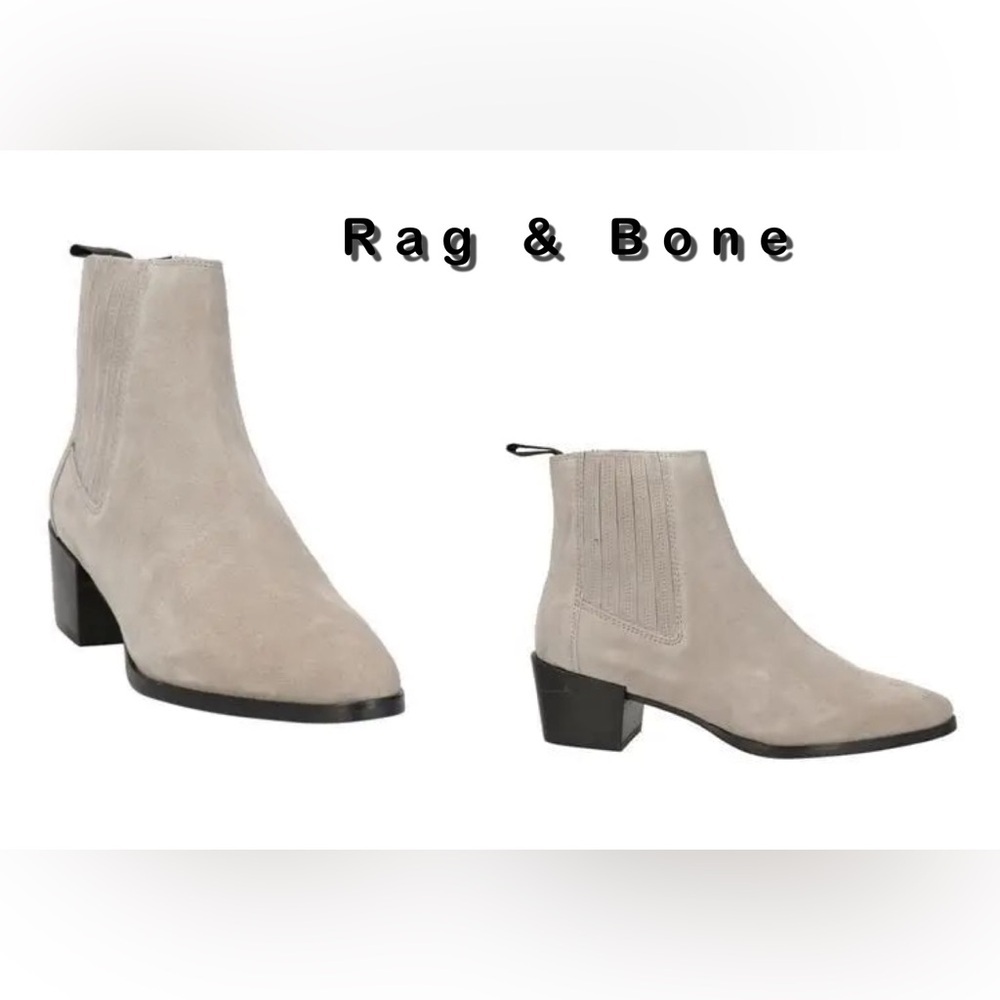 Rag & Bone Women's Grey Heel Ankle Booties